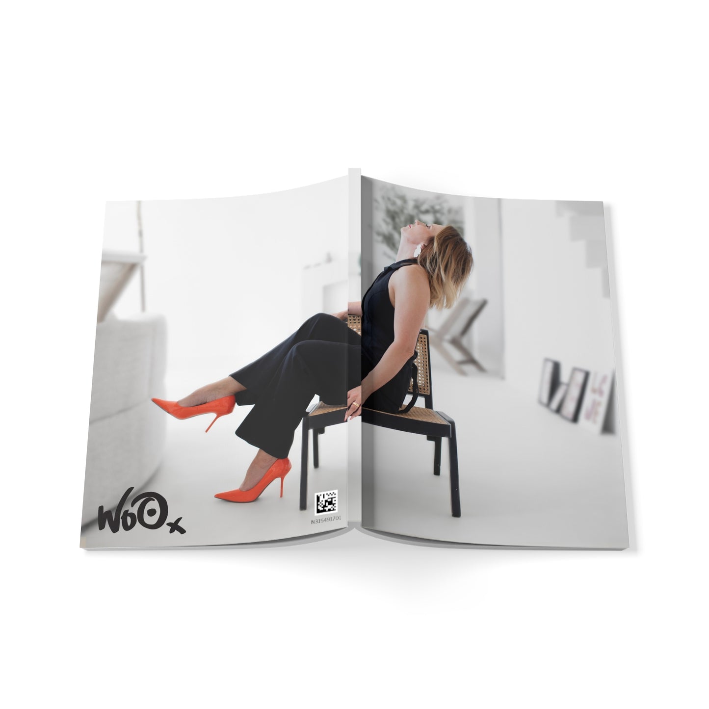 Chair Wrap — Artistic A5 Softcover Notebook