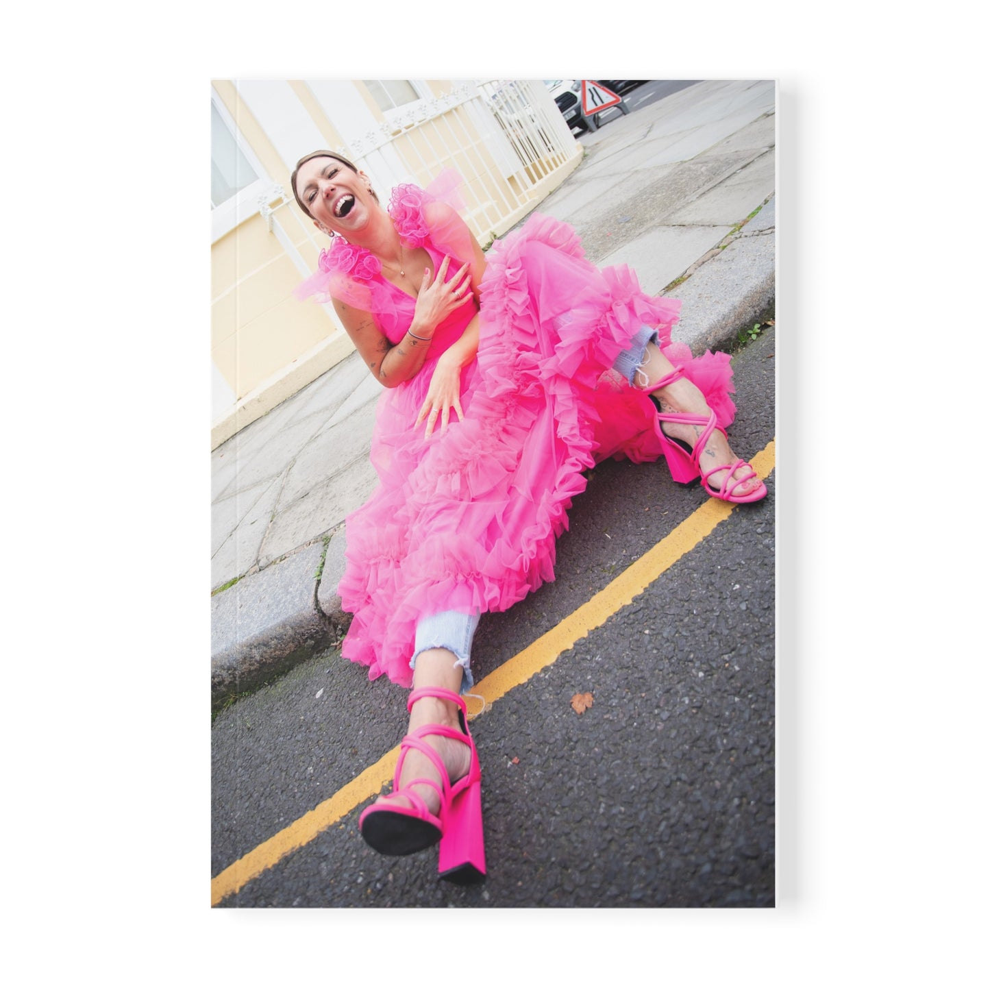 Pink Laugh — Joyful A5 Softcover Notebook