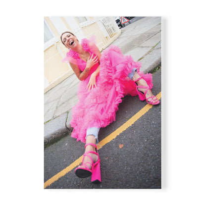 Pink Laugh — Joyful A5 Softcover Notebook
