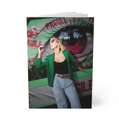 Green Eye — Artistic A5 Softcover Notebook