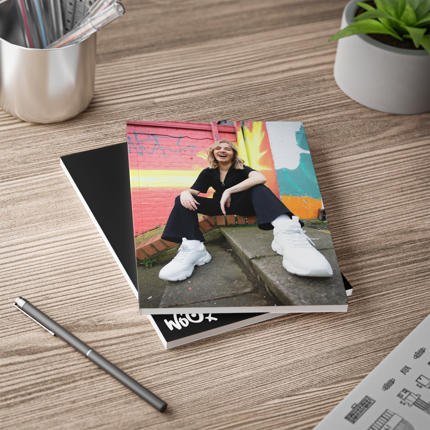 Zap — Energetic A5 Softcover Notebook