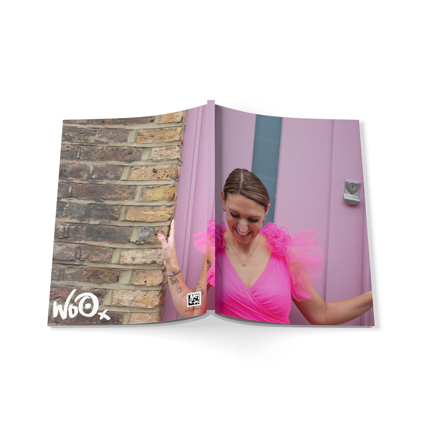 Pink Wrap — Bold Pink A5 Softcover Notebook