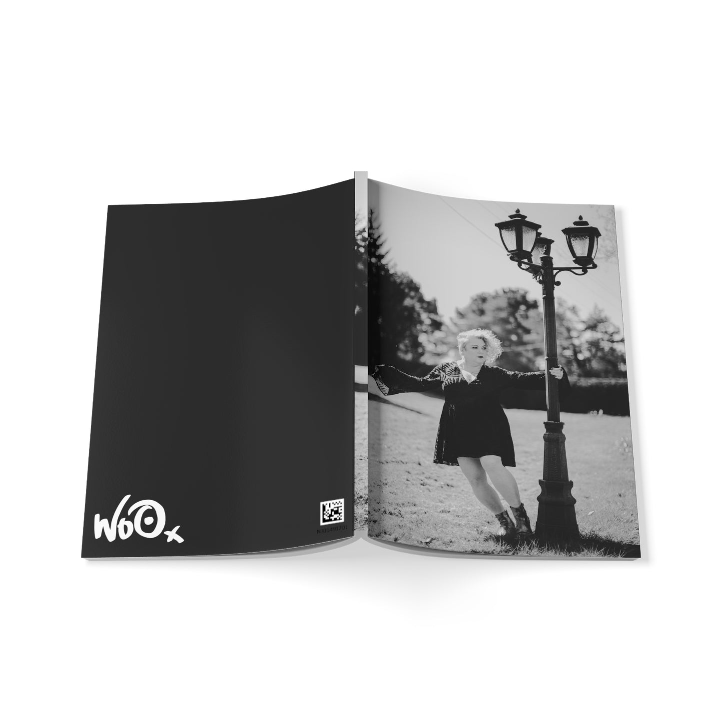 Good Witch Lamppost — Magical A5 Softcover Notebook
