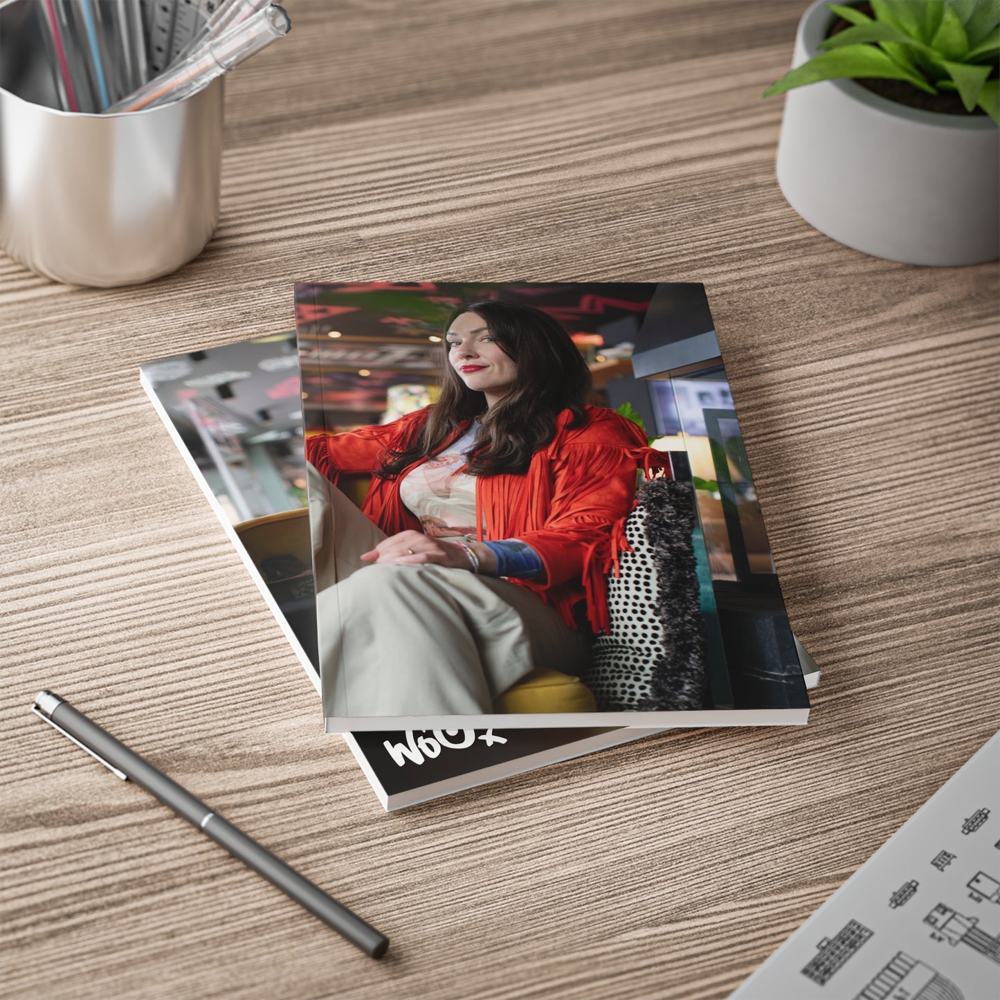 Podcast Wrap — Graphic A5 Notebook for Creative Thinkers