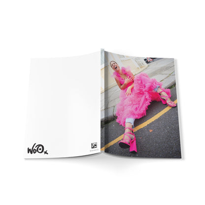 Pink Laugh — Joyful A5 Softcover Notebook