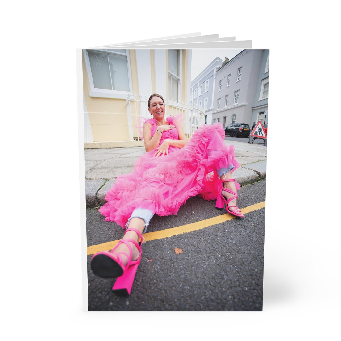 Pink Cackle — Fun A5 Softcover Notebook with Bold Pink Design