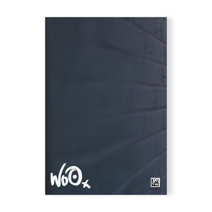 Silver Wrap — Metallic A5 Softcover Notebook