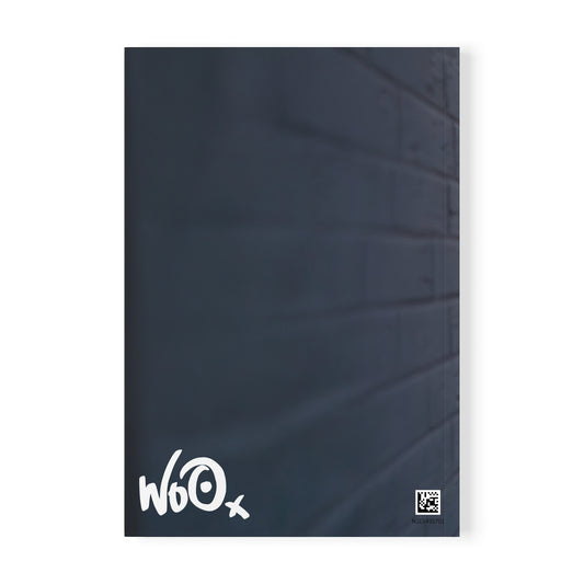 Silver Wrap — Metallic A5 Softcover Notebook