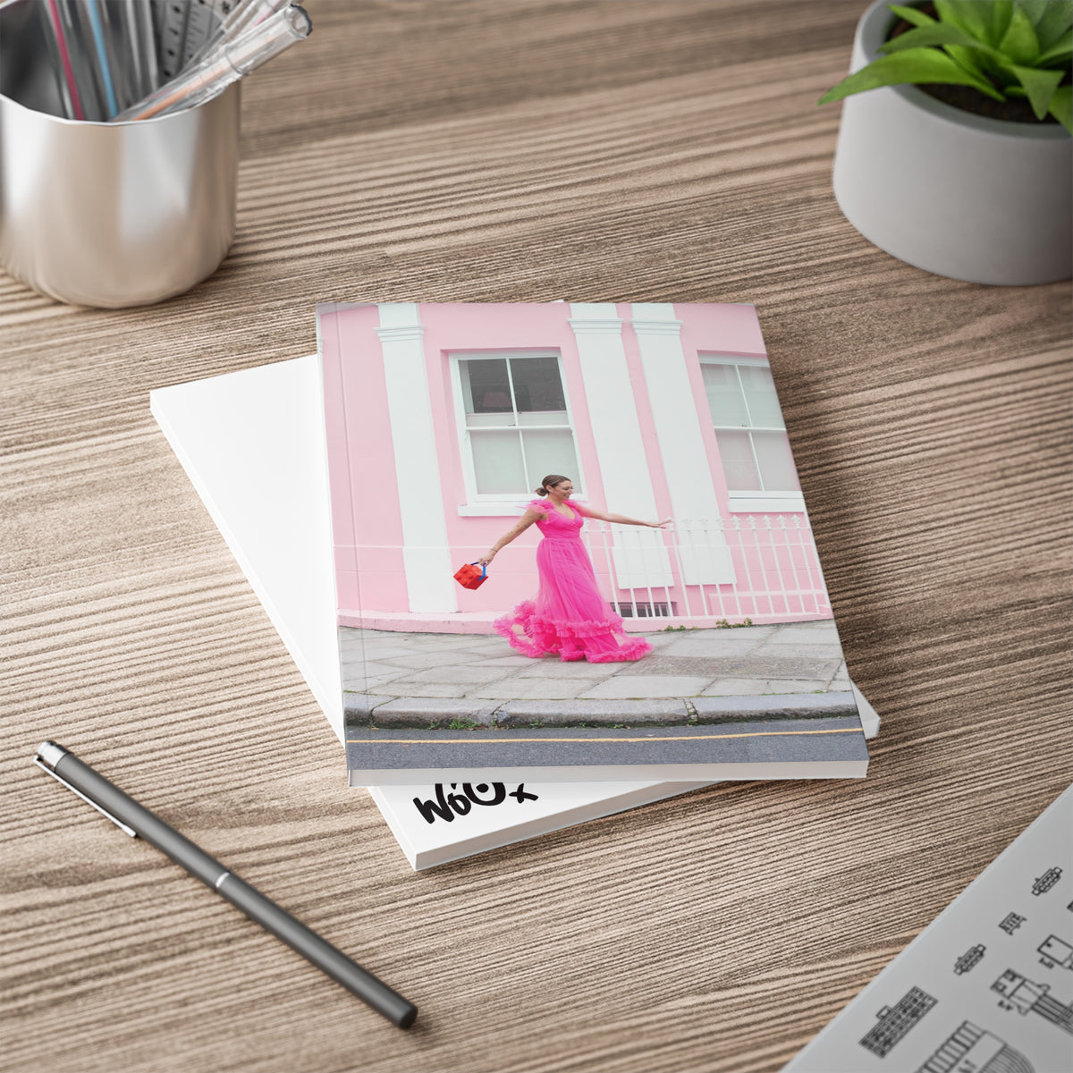 Pink Walk — Vibrant A5 Notebook for Journalling & Gifting
