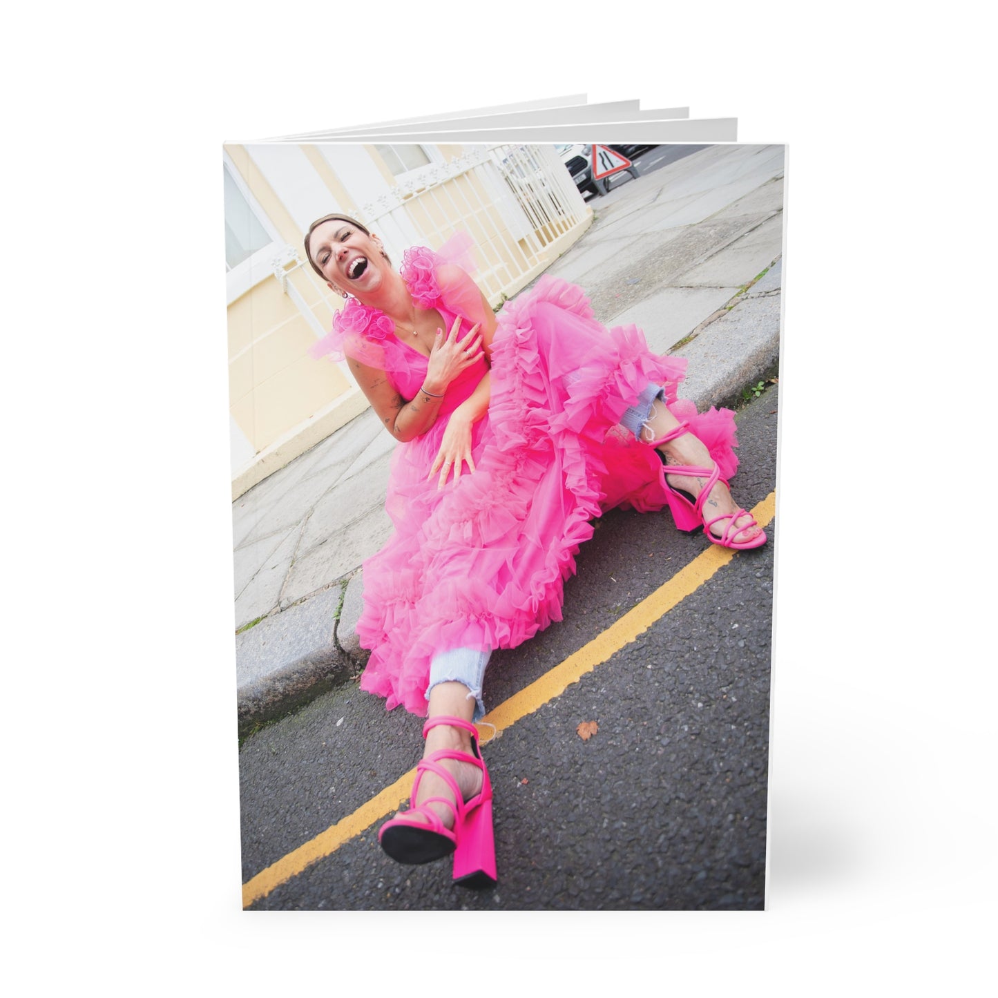 Pink Laugh — Joyful A5 Softcover Notebook