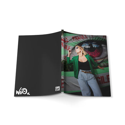 Green Eye — Artistic A5 Softcover Notebook