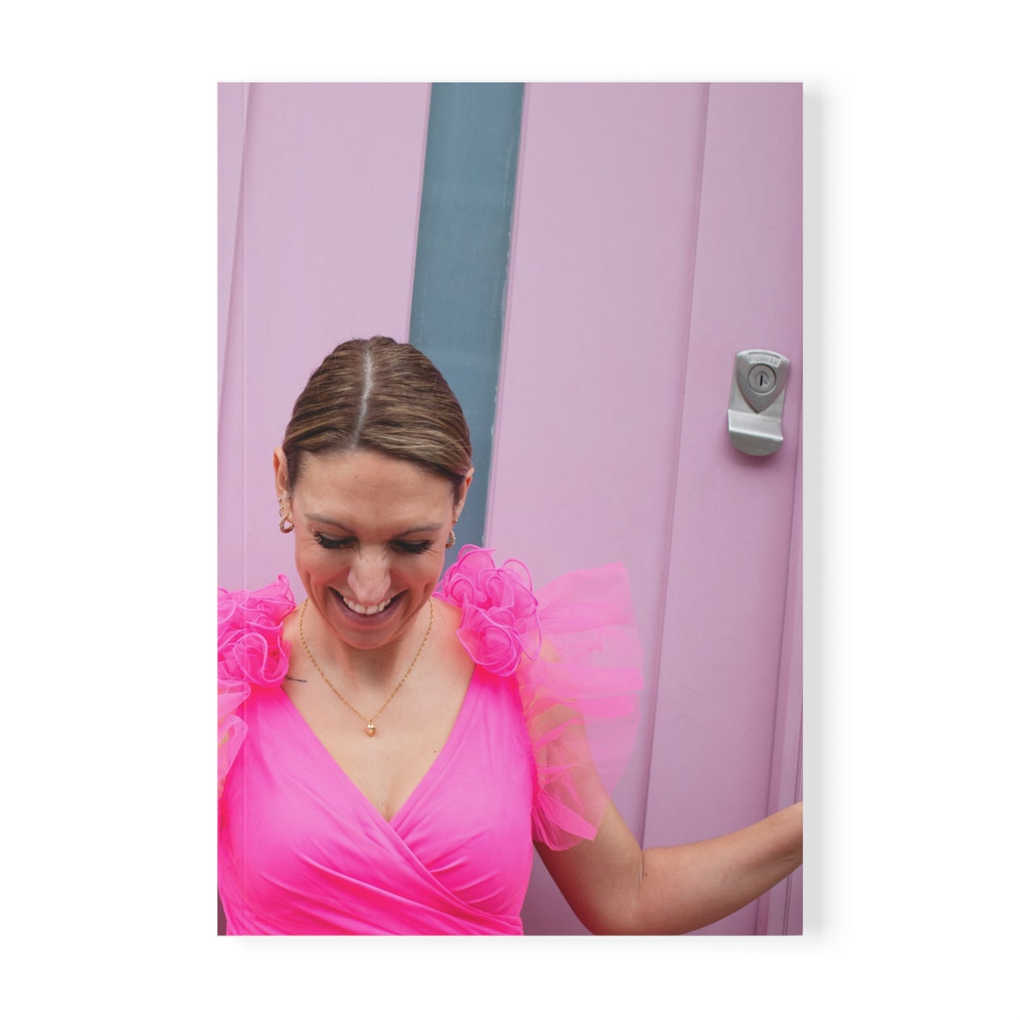 Pink Wrap — Bold Pink A5 Softcover Notebook