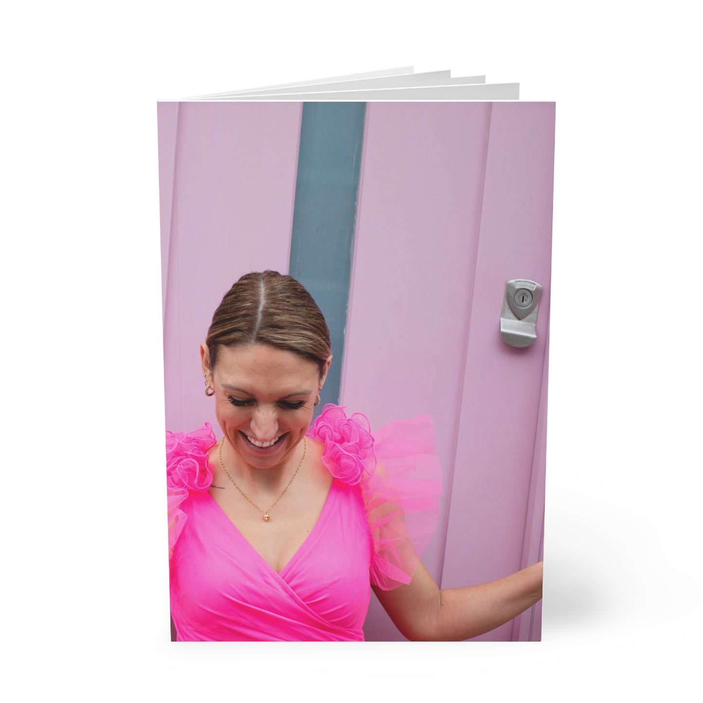 Pink Wrap — Bold Pink A5 Softcover Notebook